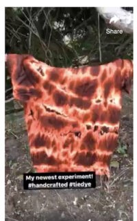 bleach dye nightmair creations tee