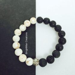 Stone bead bracelets