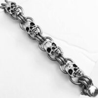 nightMair Creations skull stacker bracelet