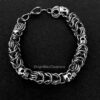 skull and chain segment bracelet nightmair creations