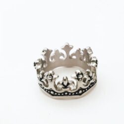 stainless steel crown ring nightmair creations