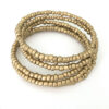 Ladies all Gold multi wrap bracelet