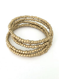 Ladies all Gold multi wrap bracelet