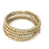 Ladies all Gold multi wrap bracelet