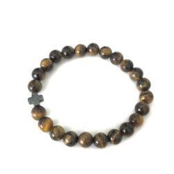 tiger eye stone bead bracelet nightmair creations