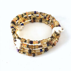 nightMair Creations golds elephant wrap bracelet