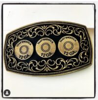 trap shooter belt buckle nightMair creations