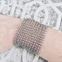 stainless fine mesh cuff nightMair creations