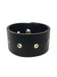 leather cuff grommets nightmair creations