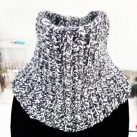 nightmair creations tweed grey cowl