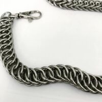 nightmair creations stainless steel wallet chain flat