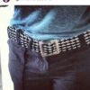 unisex beer tab belt nightmair creations black